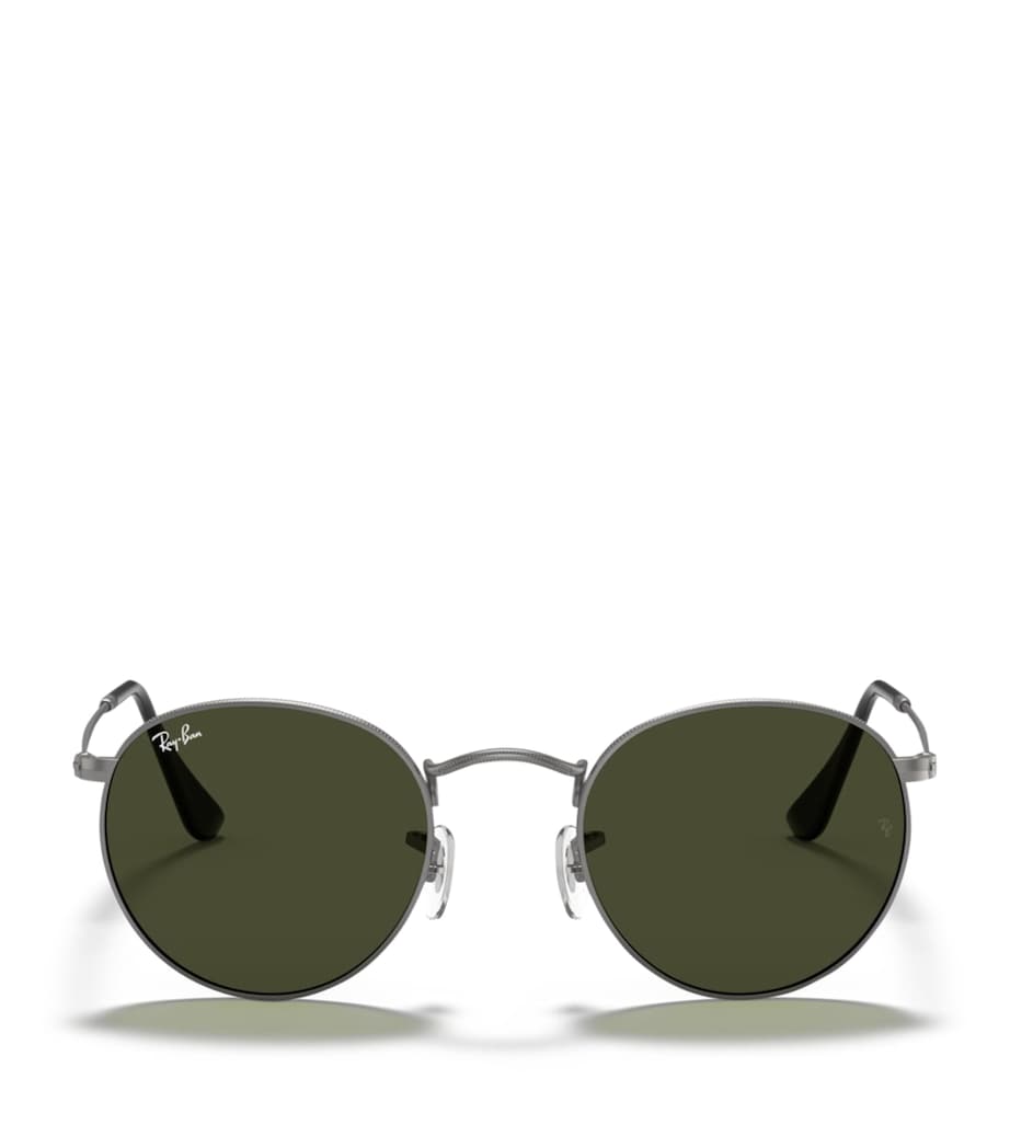 Ray-Ban RB3447 round metal sunglasses (British brand)