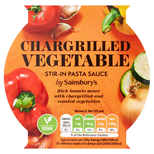 Sainsbury's Stir In Chargrilled Vegetable Pasta Sauce 150g - McGrocer