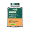 Holland & Barrett chewable vitamin c tablets orange 120 count, UK version