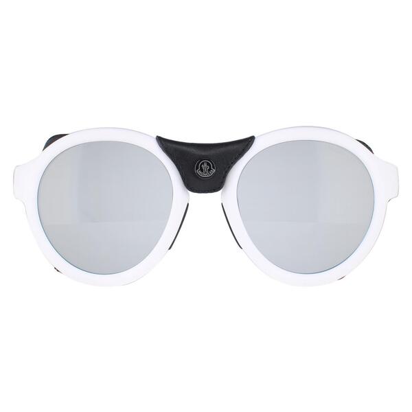 Moncler ML0046 white unisex sunglasses, imported from the UK