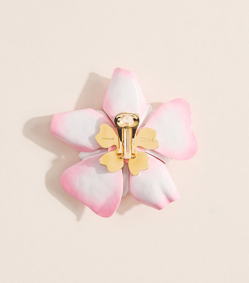 Chloé Bloom clip-on earrings, imported from the UK