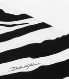 Dolce&Gabbana Casa cotton zebra print king flat sheet 260cm x 280cm - British product