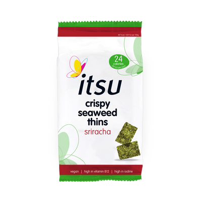 Itsu Sriracha knusprige Seetang-Flocken Seetang-Snack 5g