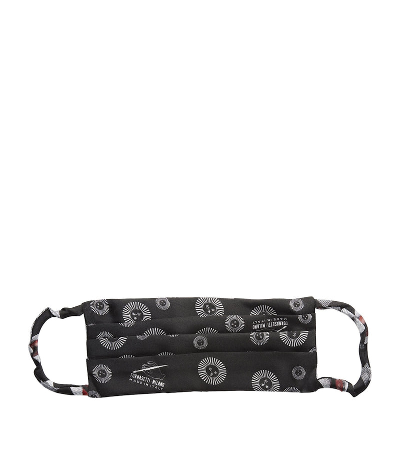 Fornasetti silk face covering (British brand)