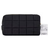 Superdrug black padded cube cosmetic bag (British brand)