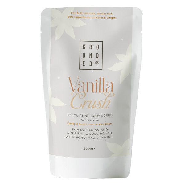 Grounded vanilla crush sugar body scrub 200g, UK version