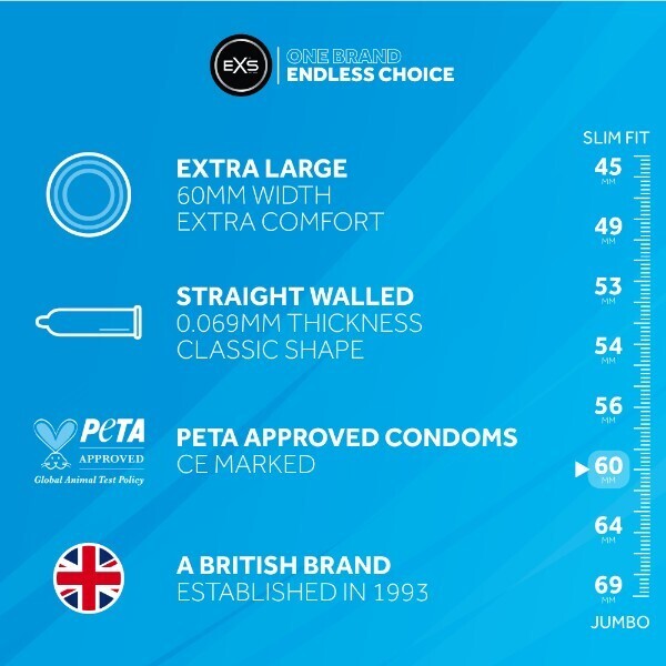 EXS Magnum condoms large size - British product
