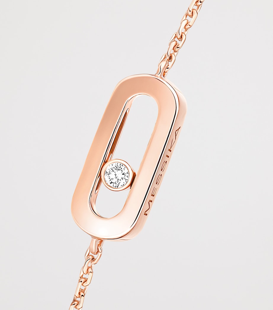 Messika children's rose gold diamond bracelet 15cm (British brand)