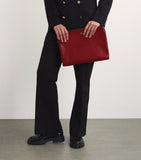 Harrods large pebbled leather pouch - British product