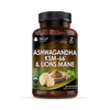 New Leaf Ashwagandha and Lion's Mane supplement 120 capsules (British brand)