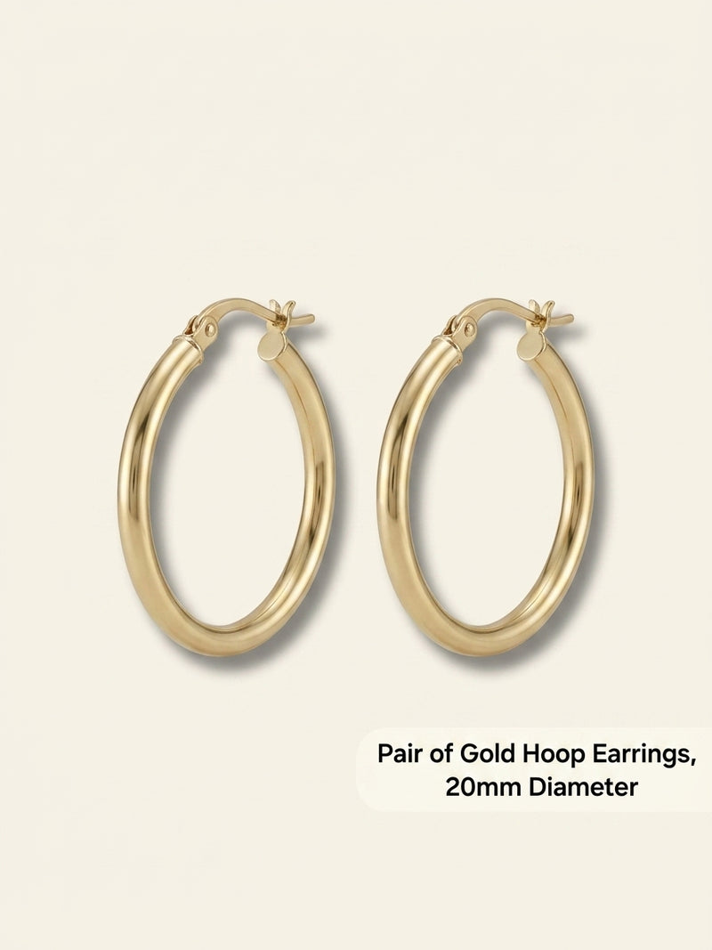 Cartier Trinity mini hoop earrings in 18ct gold, 8mm, UK version