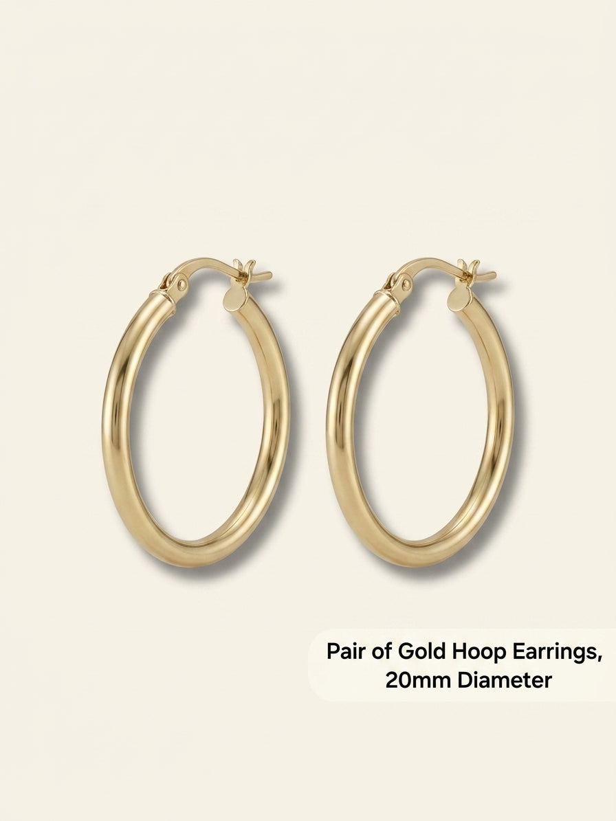 Cartier Trinity mini hoop earrings in 18ct gold, 8mm, UK version