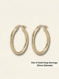 Cartier Trinity mini hoop earrings in 18ct gold, 8mm, UK version