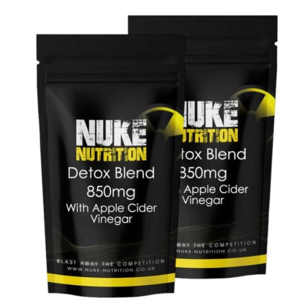 Nuke Nutrition Detox Blend 850mg with Apple Cider-120ct