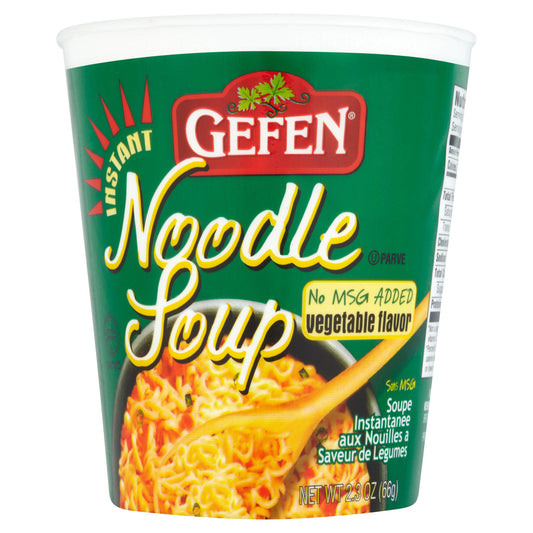 Gefen Instant Noodle Soup, Vegetable 66g Kosher Sainsburys   