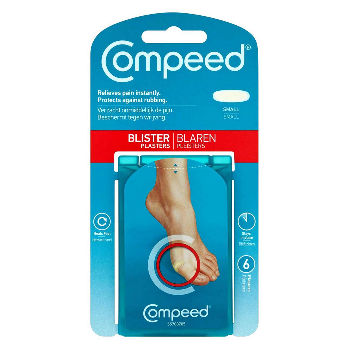 Compeed Hydrocolloid Blister Plasters Small - Pack of 6 GOODS Boots   