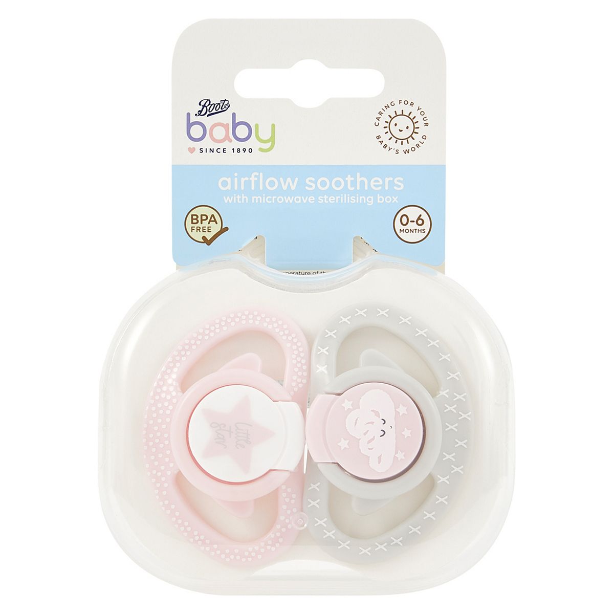 Boots Baby Classic Soothers 0-6m - 2 Pack - Pink Toys & Kid's Zone Boots   