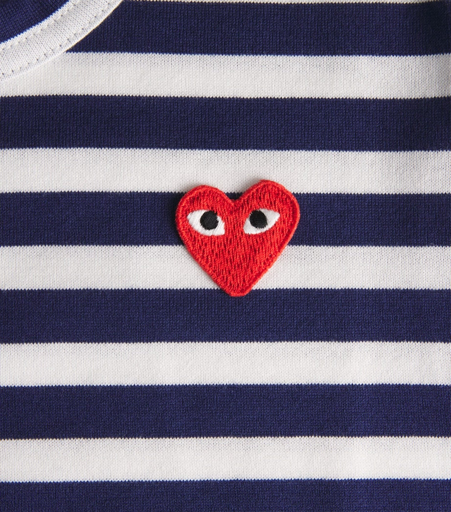 Comme Des Garçons children's T-shirt with heart logo 2-6 years - British product