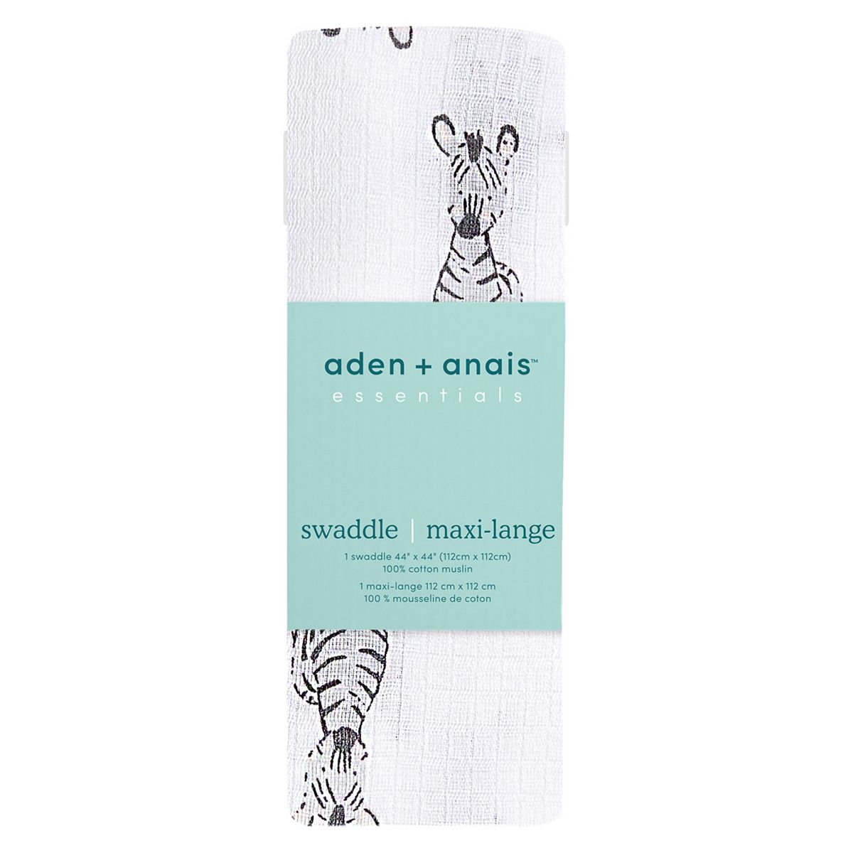 aden + anais essentials Large Single Muslin Swaddle - Safari Babies GOODS Boots   