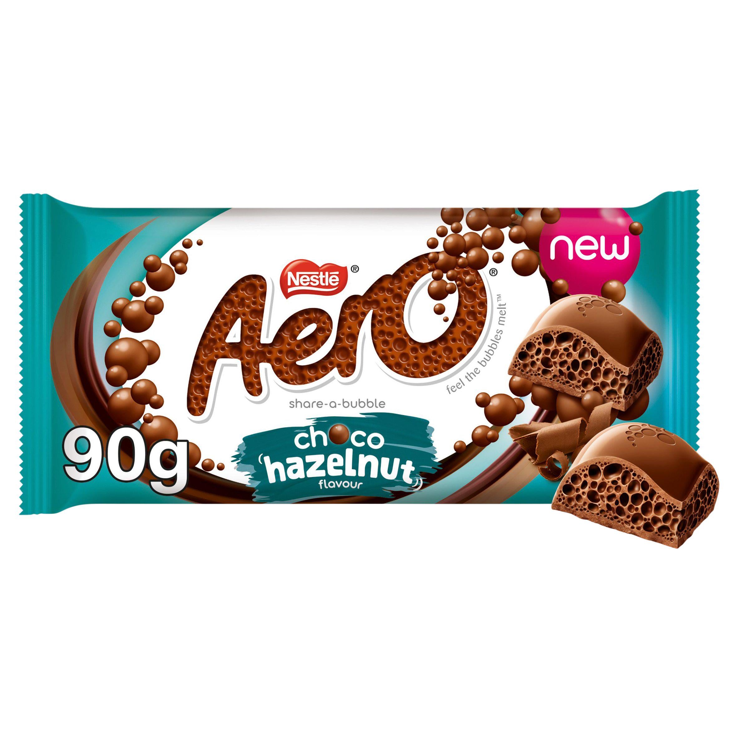 Aero Hazelnut Chocolate Sharing Bar 90g GOODS Sainsburys   