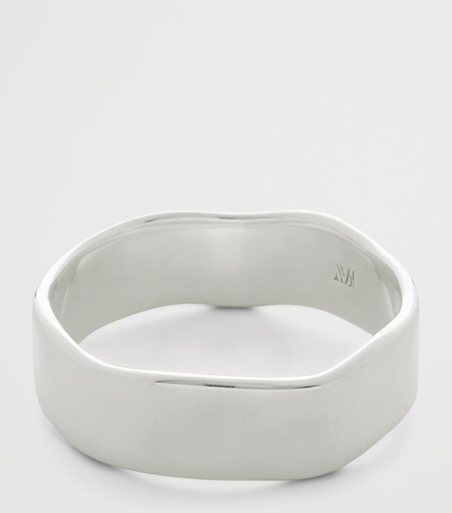 Monica Vinader sterling silver Siren Me ring (British brand)