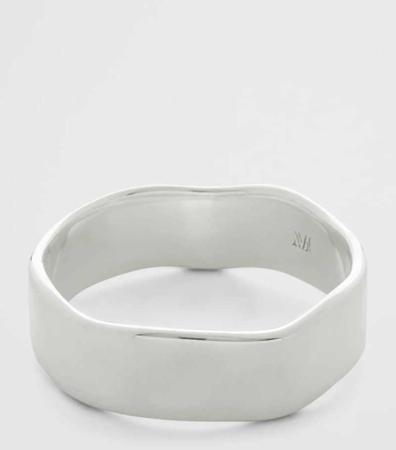 Monica Vinader sterling silver Siren Me ring (British brand)