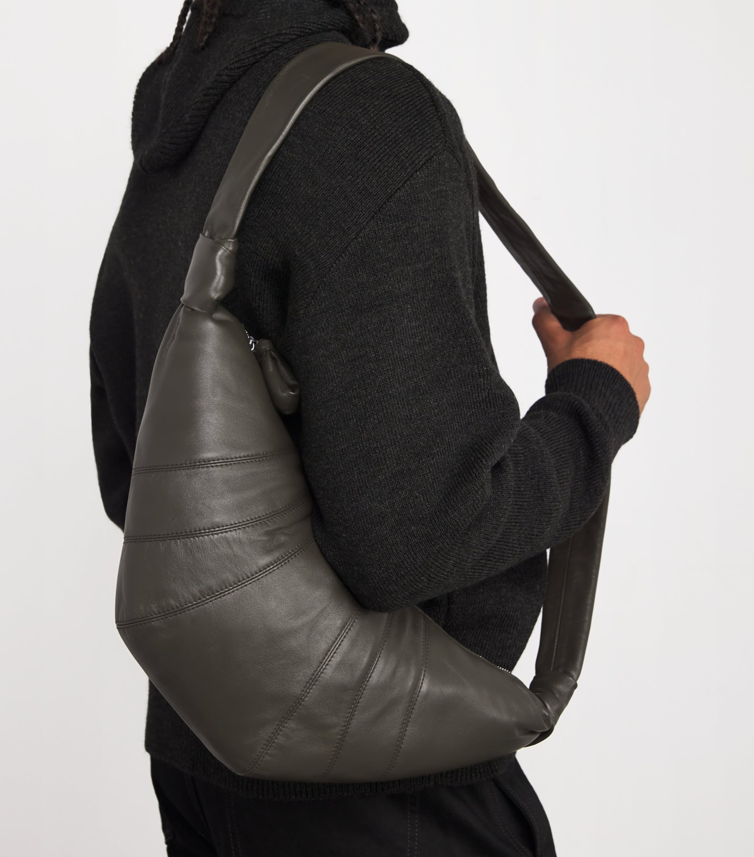 Lemaire Medium Nappa Leather Croissant Bag UK version