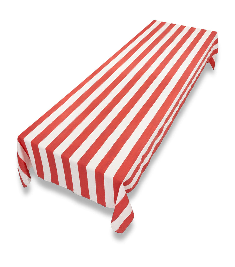 Summerill & Bishop linen stripe tablecloth 165cm x 380cm (British brand)