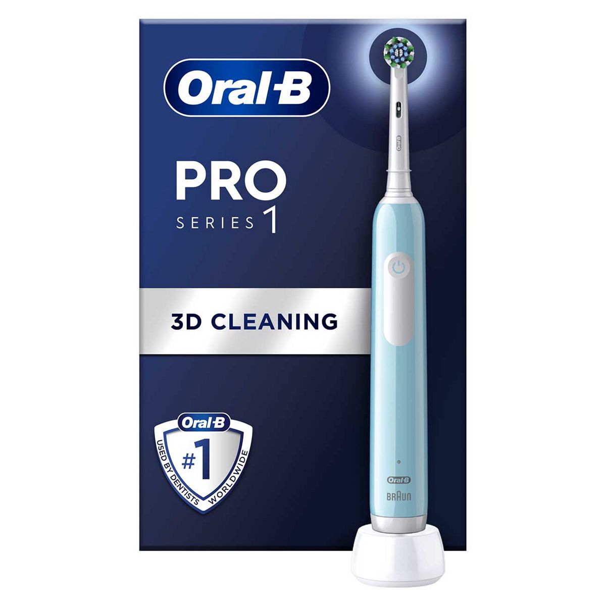 Oral-B Pro 1 Cross Action Electric Toothbrush - Blue GOODS Boots   