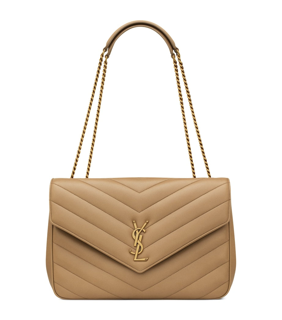 Saint Laurent Loulou shoulder bag large padded lambskin, UK version