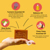 Saabuni turmeric hand and body soap bar 90g, imported from the UK