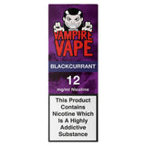 Vampire Vape Blackcurrant Nicotine 10ml 12mg Electronic cigarettes Sainsburys   