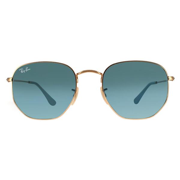 Ray-Ban Hexagonal RB3548N gold gradient unisex sunglasses (British brand)