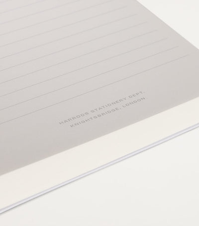 Harrods Lined Notepad with Patriotic Lion and Tea Design- Buy online at McGrocer