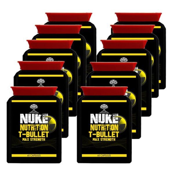 Nuke Nutrition T-Bullet Max Strehgth- 10 Tubs GOODS Superdrug   