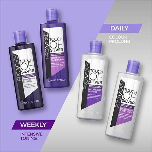 PRO:VOKE Touch Of Silver Colour Care Conditioner 400ml GOODS Superdrug   
