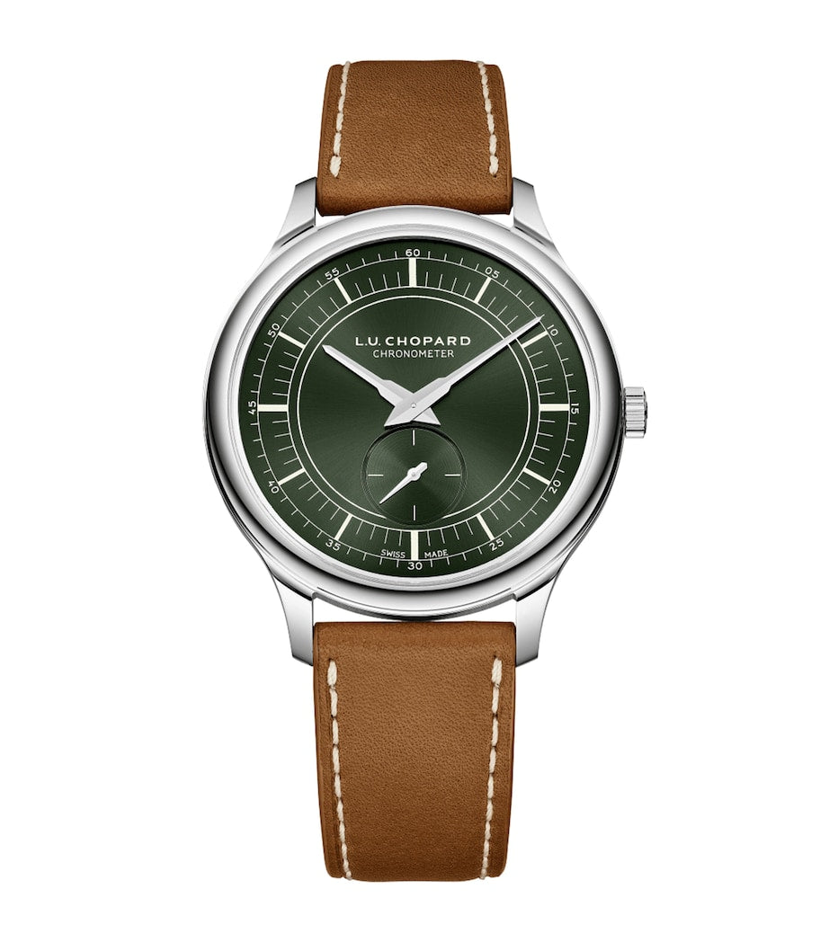 Chopard L.U.C XPS chronograph watch 40mm lucent steel, imported from the UK