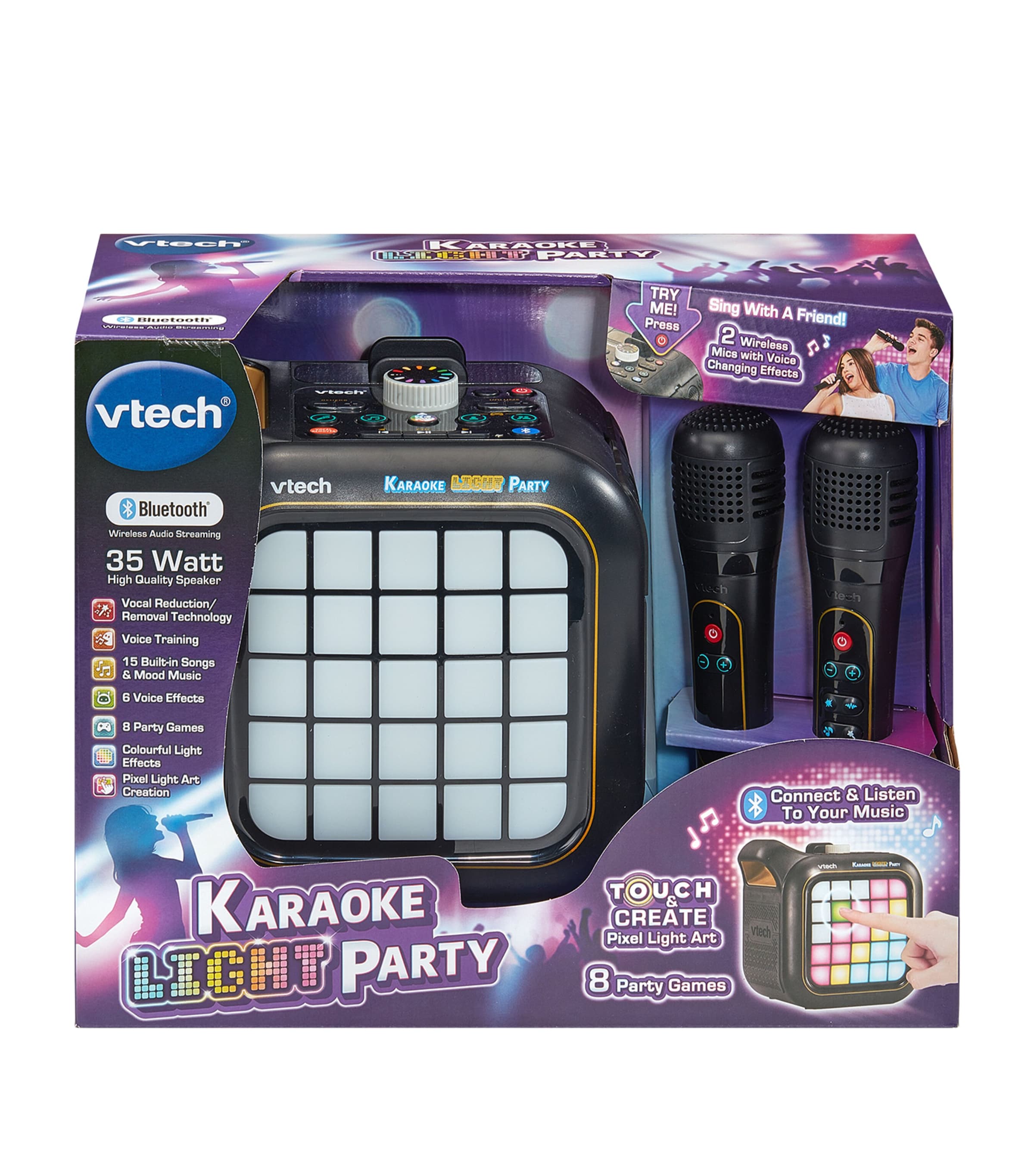 VTech Karaoke Light Party toy with microphones - British product
