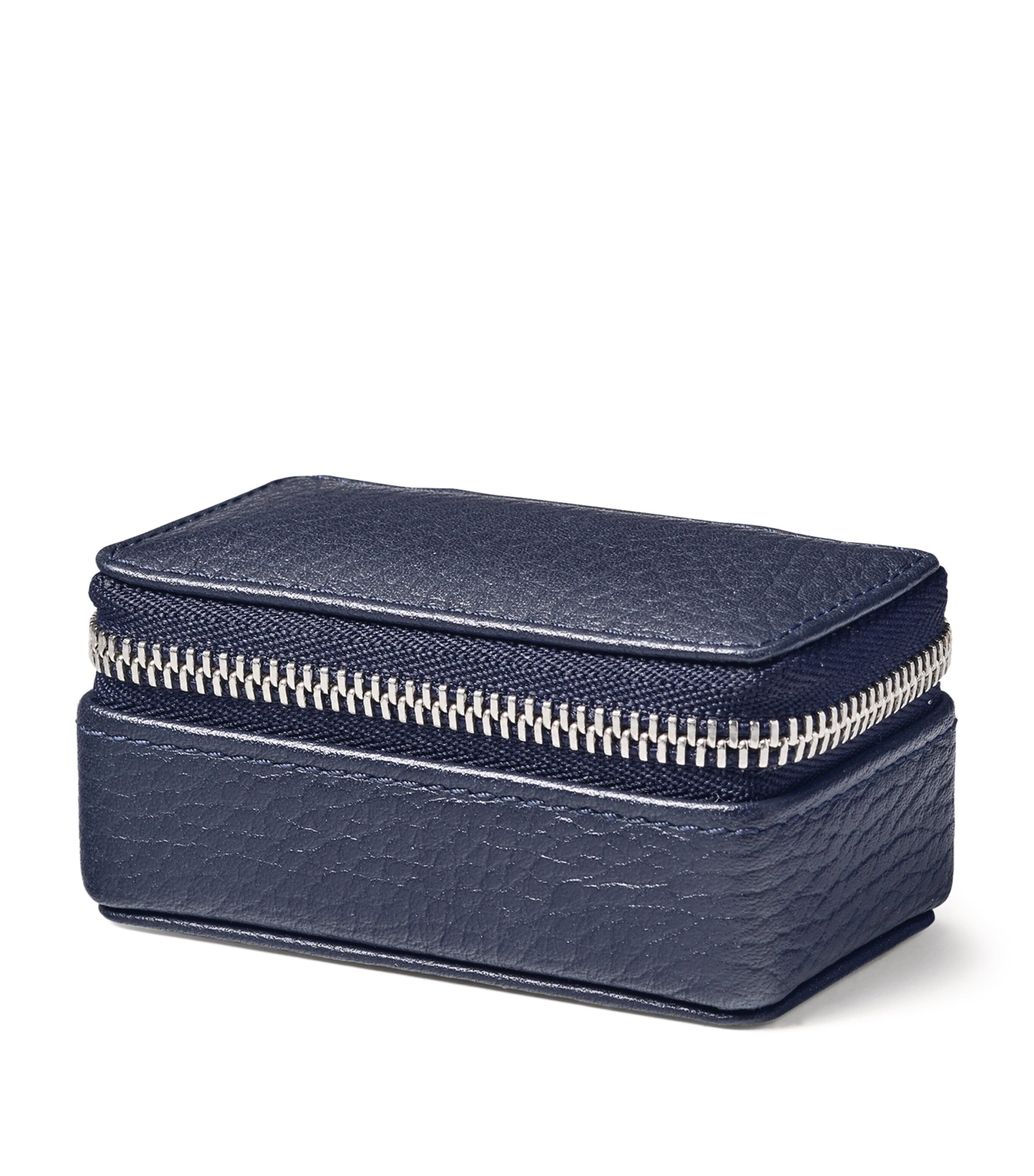 Aspinal of London small leather travel jewellery case - British product
