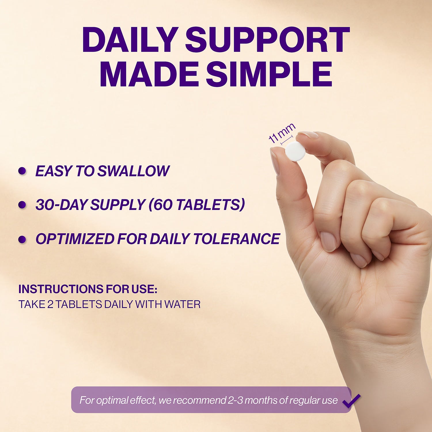 4HER Hormonal Balance Multivitamin 60 Tablets, UK version