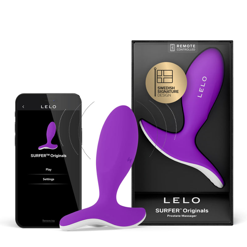 LELO SURFER prostate massager purple, imported from the UK