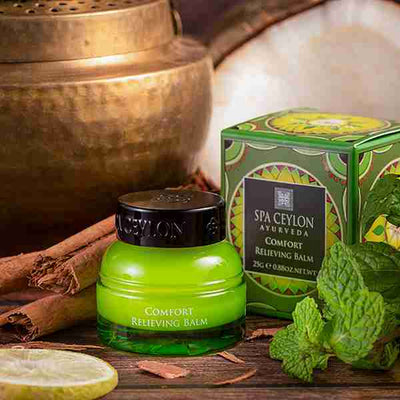 Superdrug SPA CEYLON Comfort Relieving Balm Calm & Stress Relief 25g- Buy online at McGrocer
