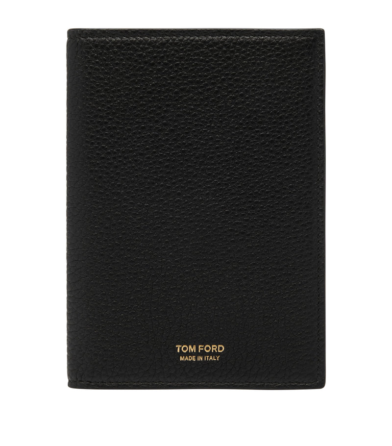 TOM FORD leather T-Line passport holder (British brand)