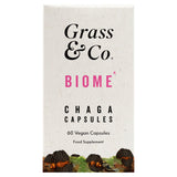 Grass & Co. Mushrooms Biome Chaga Vegan Capsules x60 120g GOODS Sainsburys   