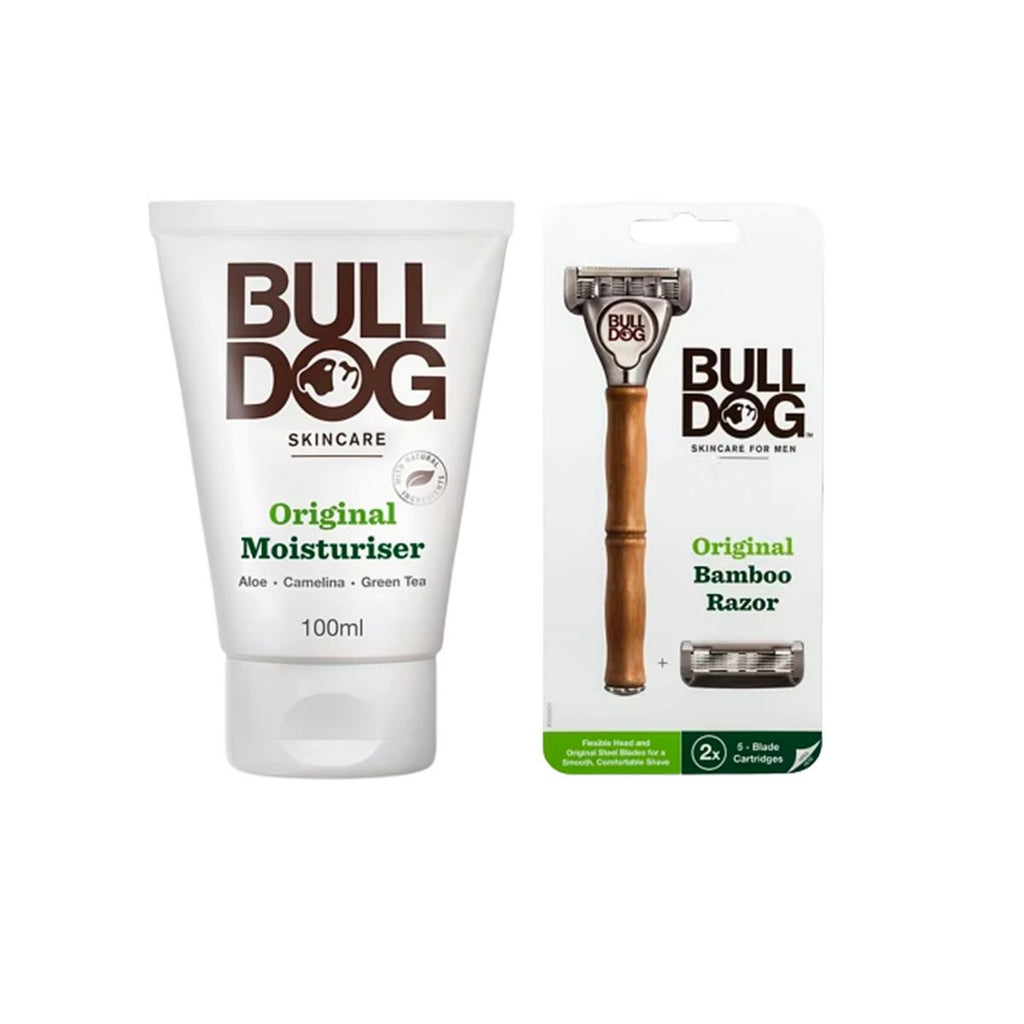 Bulldog Skincare Bundle - Original Moisturiser & Bambo Razor