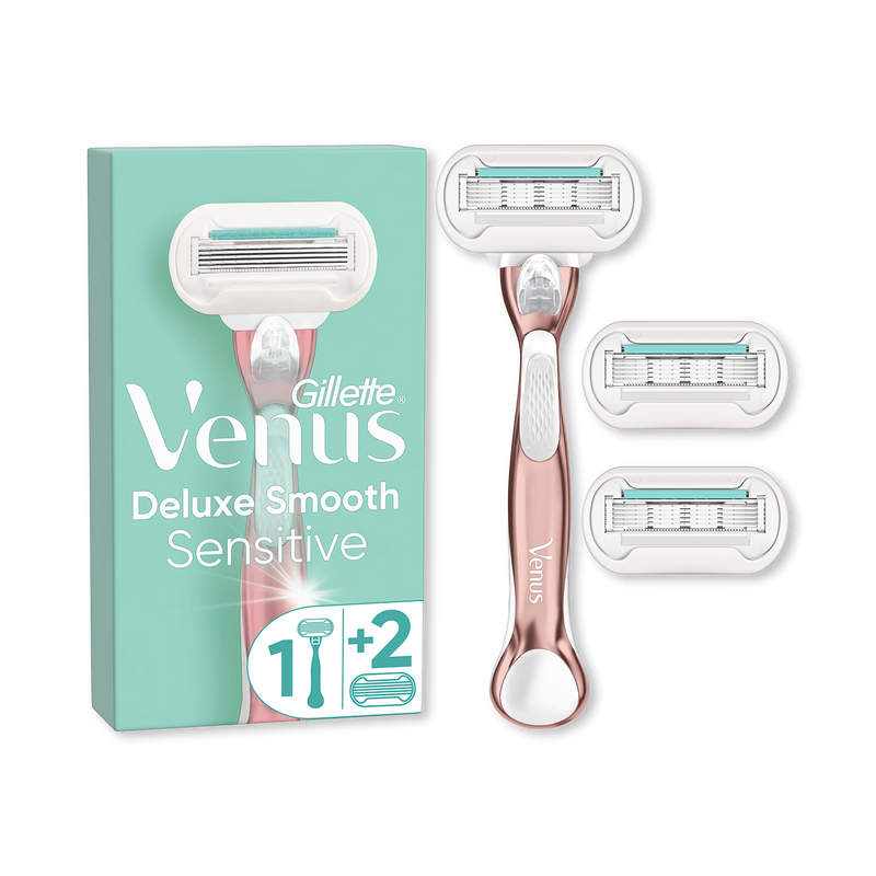 Venus Deluxe Smooth razor blade refills, UK version