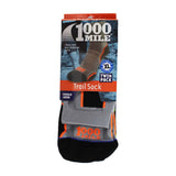 1000 Mile mens trail socks single layer twin pack - British product