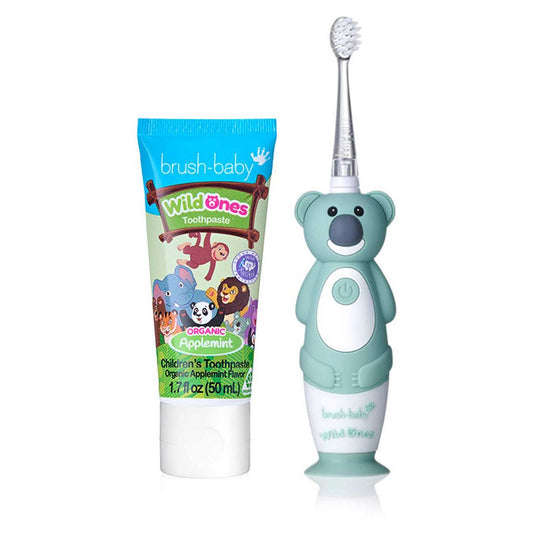 brush-baby WildOnes Koala Rechargeable Toothbrush & WildOnes Applemint Toothpaste GOODS Boots   