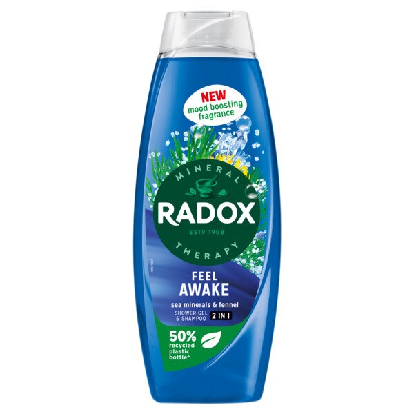 Radox Feel Awake 2-In-1 Body Wash & Shampoo 675ml GOODS Superdrug   