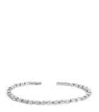 Suzanne Kalan white gold diamond thin bold bangle - British product